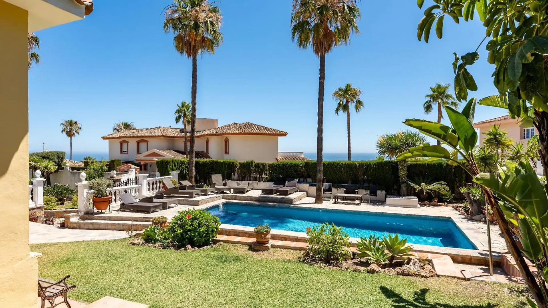 Rustic Spanish Villa Saltwater Pool Benalmadena Spain